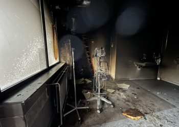 Pożar w kaliskim szpitalu. Jedna osoba poszkodowana