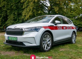 Pierwszy samochód elektryczny krakowskiej straży pożarnej