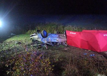 Śmiertelny wypadek w miejscowości Lampa koło Chmielna
