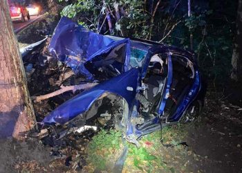 Wypadek w miejscowości Grabówko. Nie żyje dwóch chłopaków
