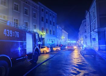 Pożar w Kluczborku. Jedna osoba nie żyje