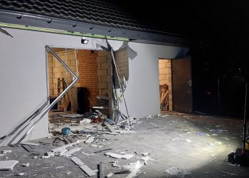 Wybuch gazu w miejscowości Wójty. Jedna osoba ranna