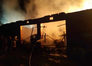 Nocny pożar stodoły. Zginęły zwierzęta