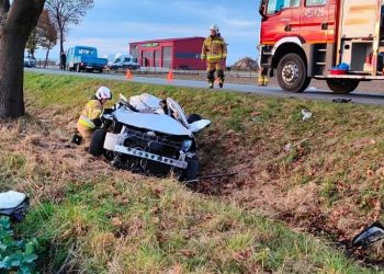 Śmiertelny wypadek na DW451 w województwie opolskim