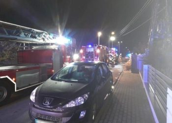 Pożar w piwnicy. Zwarcie w rowerze elektrycznym?