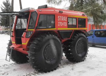 SHERP trafił na poligon Akademii Pożarniczej