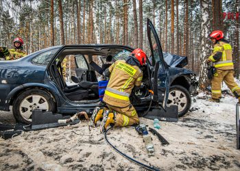 Wypadek na trasie Polkowice – Sieroszowice