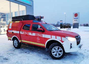 Lekkie Isuzu trafiło do druhów z OSP w Kamieńcu Wrocławskim