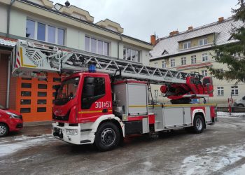 Nowa drabina olsztyńskich strażaków