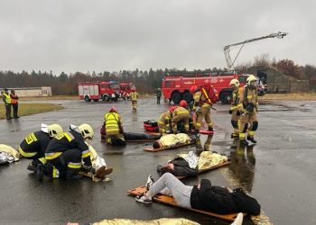 Ćwiczenia ‘TURYSTA 2023’ na lotnisku Szczecin-Goleniów