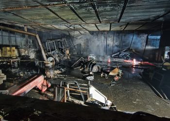 Nocny pożar w Roszkowicach. W akcji 10 zastępów