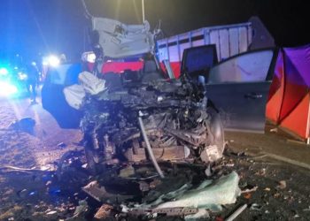 Tragedia na drodze powiatowej w Dusznikach