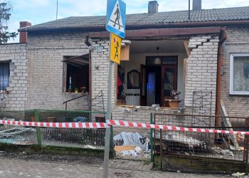 Wybuch gazu w miejscowości Bądkowo