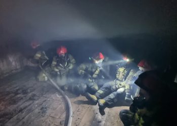 Pułtusk. Strażackie ćwiczenia z pożarów wewnętrznych