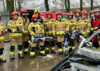 Warsztaty ratownicze nowodworskich strażaków