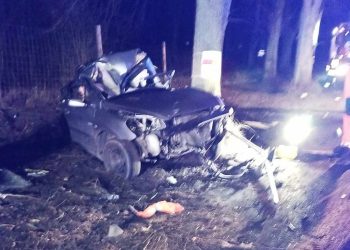 Wypadek niedaleko Morynia. Dwie osoby nie żyją