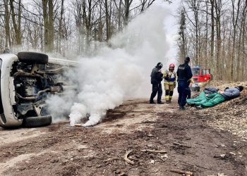 Ćwiczenia służb z powiatu starogardzkiego