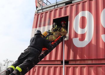 Międzynarodowi eksperci RIT na poligonie Akademii Pożarniczej