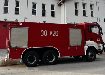 Ciężki MAN TGS trafił do druhów z OSP Pogorzałki