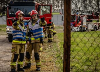 Wspólne ćwiczenia strażaków PSP i WSP ze Stargardu