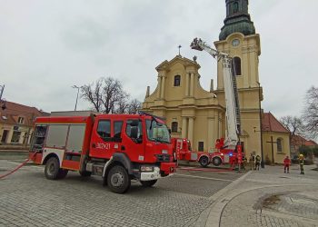 Bydgoszcz. Strażackie ćwiczenia w Starym Fordonie