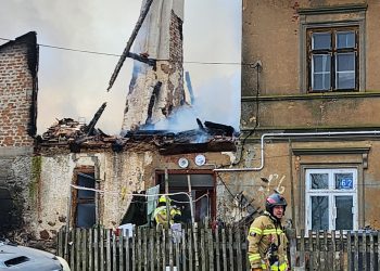 Pożar budynku mieszkalnego w Hejbutach