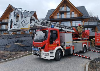 Nowa drabina w zakopiańskiej straży pożarnej