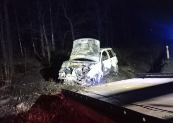 Wypadek w Wiośnie. Pijany kierowca w ciężkim stanie