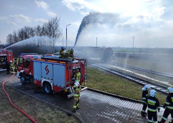 Strażackie ćwiczenia w zakładzie zwiększonego ryzyka