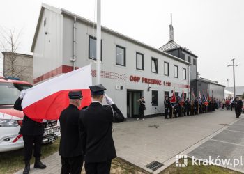 Kraków. Nowa remiza OSP Przewóz oficjalnie otwarta