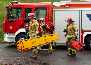 Wypadek podczas wyścigu. Ćwiczenia służb w Mysłowicach [FOTO]