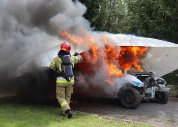 Łowicz. Z płachtą na samochody elektryczne