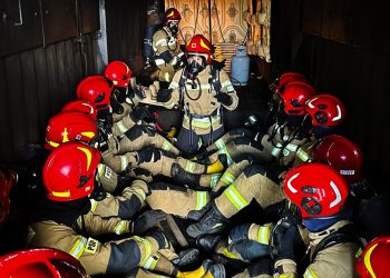 Nowi instruktorzy gaszenia pożarów wewnętrznych KNDG