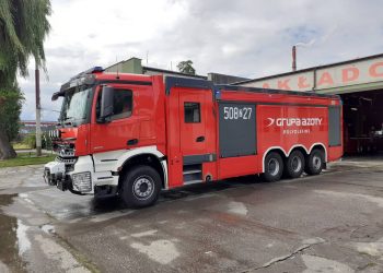 Gaśniczy gigant polickiej Zakładowej Straży Pożarnej