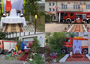 Strażackie ołtarze na Boże Ciało [FOTO]