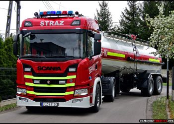 Odmłodzony zestaw strażaków z OSP Cisie