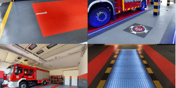 Nowoczesne posadzki i nawierzchnie dla jednostek PSP i OSP – funkcjonalność, trwałość i estetyka w służbie ratowniczej