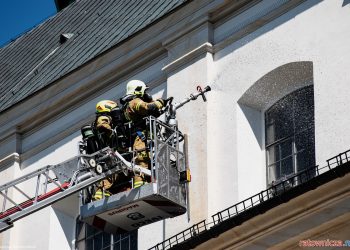 Strażackie ćwiczenia ‘KATEDRA 2024’ w Łowiczu