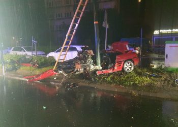Nocny wypadek w Krakowie