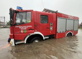 Ulewa w Bielsku-Białej. Ponad 50 zastępów w akcji