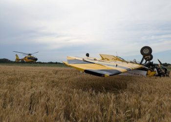 Dromader rozbił się pod Warszawą