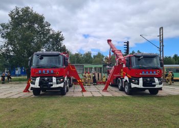 Grupy Ratownictwa Technicznego ćwiczyły w Luboniu