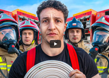 Adam „AJ” Josef próbuję swoich sił jako strażak