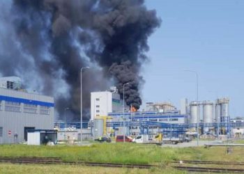 Pożar w zakładach chemicznych Synthos w Oświęcimiu