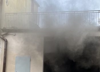 Pożar w remizie OSP w Rzgowie