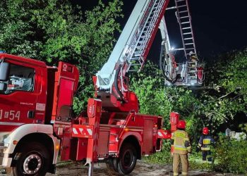 Nawałnica w powiecie olkuskim. Prawie 300 strażaków w akcji