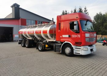 Odświeżona cysterna OSP Kłaj w podziale