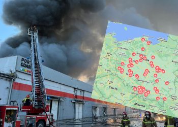 Pożary hal i składowisk. Zobacz mapę