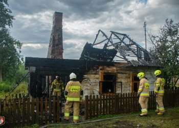 Pożar domu w miejscowości Pełch