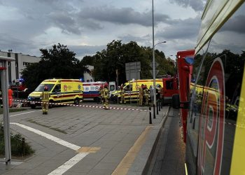 Zdarzenie masowe na pływalni w Warszawie